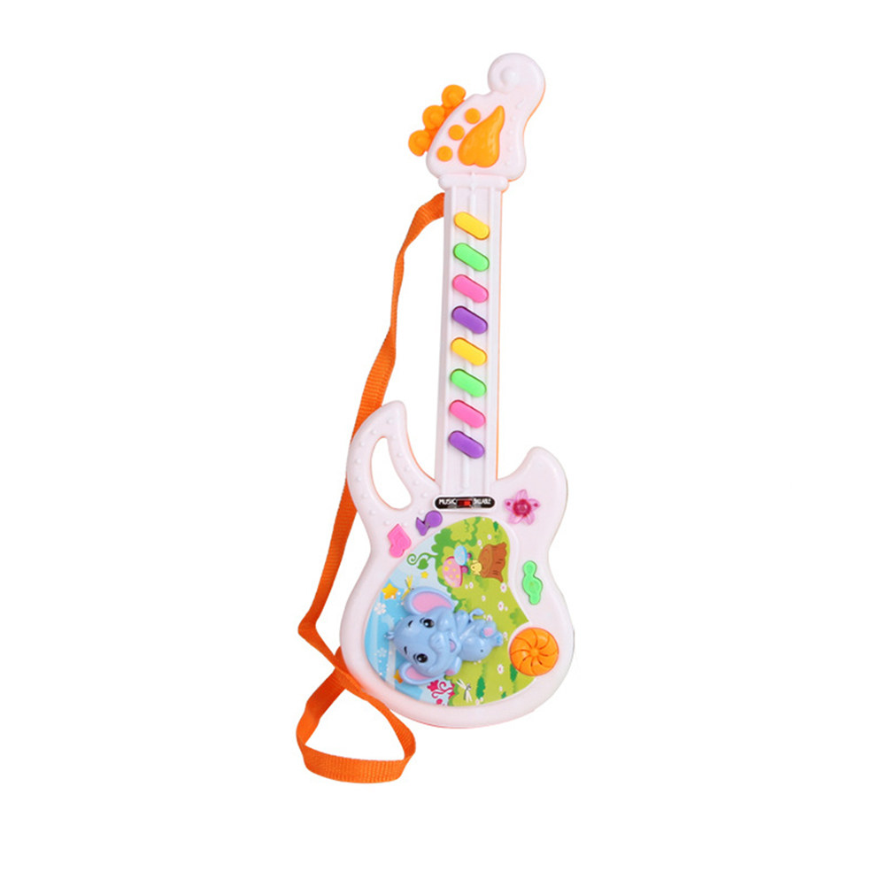 Kids Education Rhymes - Electronic Guitar Musical Instrument Cartoon Animal