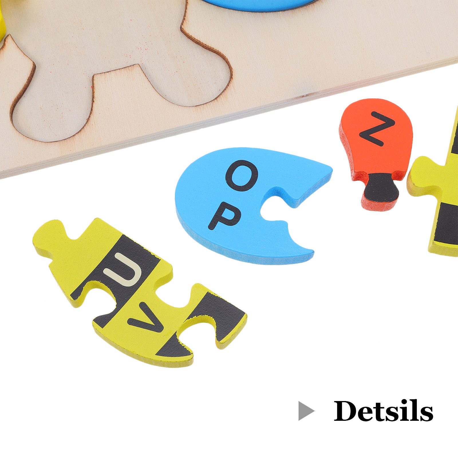 1Set Wooden Alphabet Puzzle Be - Abc Kids Early Education recension och pris