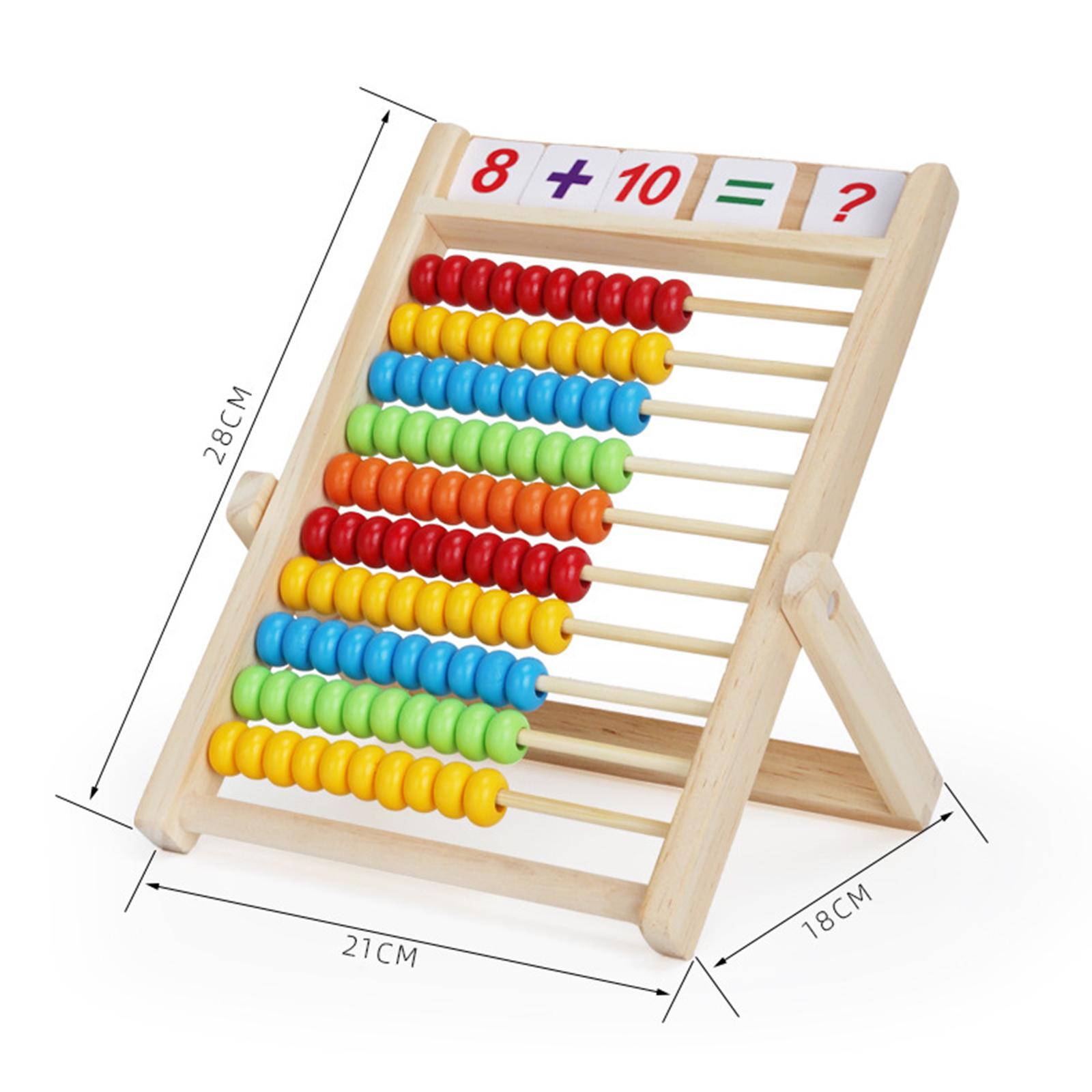 Educational Wooden Abacus Coun - Kids Education Number recension och pris