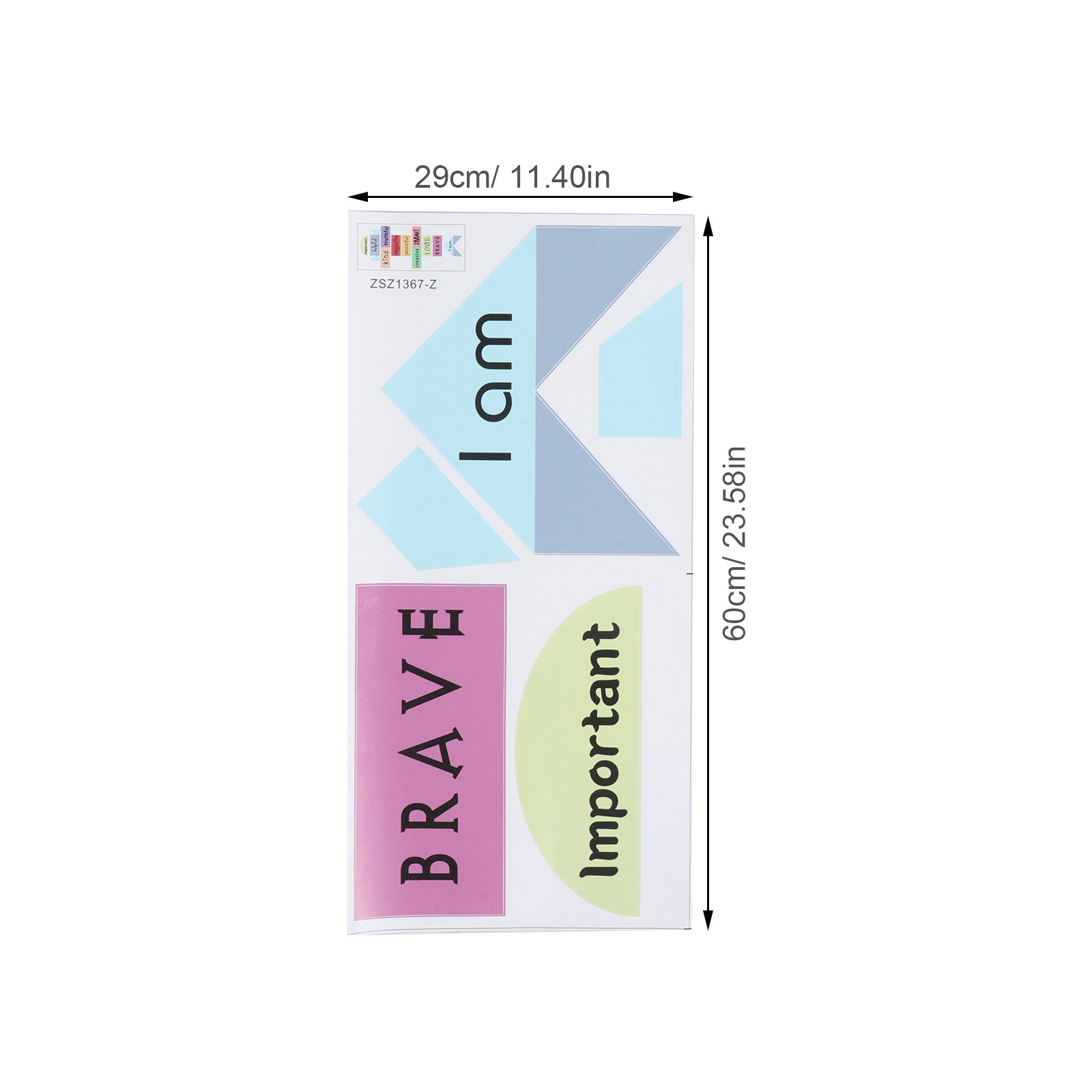 3Pcs Kids Educational Wall Dec - Kids Education Motivation recension och pris